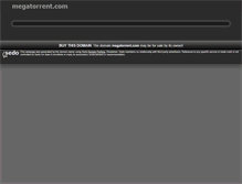 Tablet Screenshot of megatorrent.com